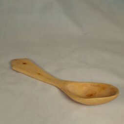 #005 Eating wood spoon